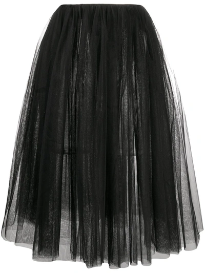 Alchemy Tulle A-line Skirt In Black