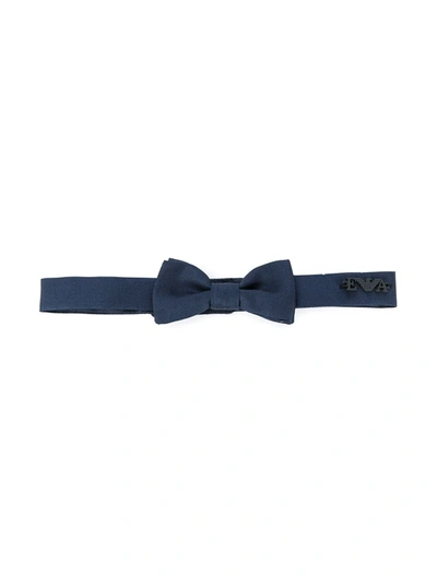 Emporio Armani Kids' Touch Strap Bow Tie In Blue