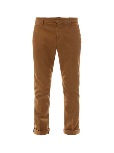 Dondup Stretch Gaubert Cotton Trouser In Brown