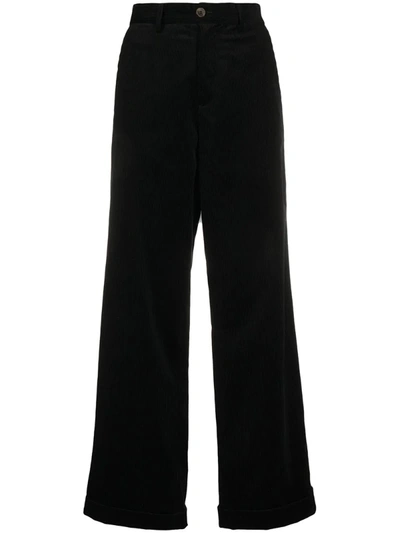 Société Anonyme Long Wide-leg Trousers In Black