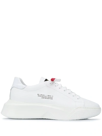 Giuliano Galiano Nemesis Lace-up Sneakers In White