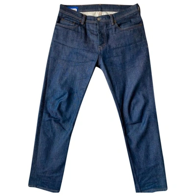 Pre-owned Acne Studios Blue Cotton - Elasthane Jeans