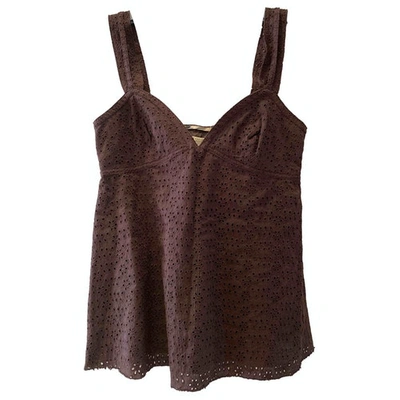 Pre-owned Burberry Camisole In Brown