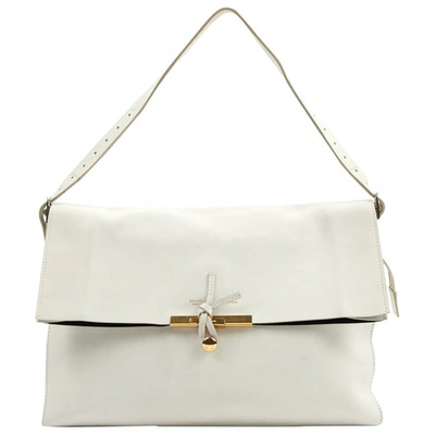 Pre-owned Celine White Leather Handbag