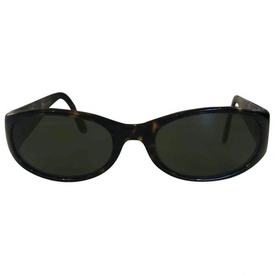 Pre-owned Giorgio Armani Brown Sunglasses