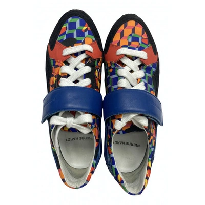 Pre-owned Pierre Hardy Cloth Low Trainers In Multicolour