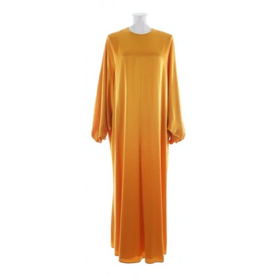 Pre-owned Roksanda Yellow Silk Dress
