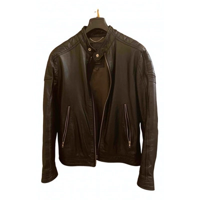 Pre-owned Diesel Black Leather Jacket