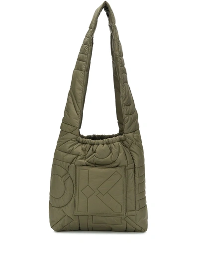 Kenzo Mini Sac Cabas Kube In Green