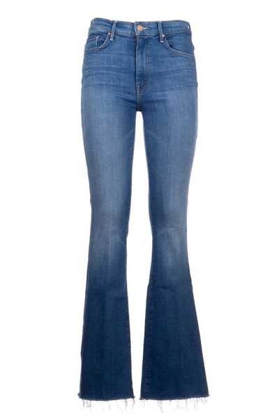 Mother The Weekender Fray Jeans In Blue