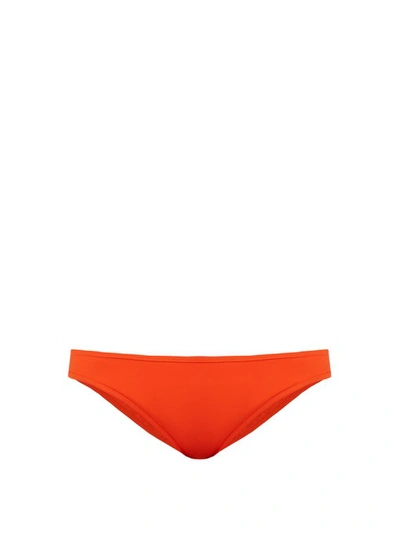 Diane Von Furstenberg Classic Bikini Swim Bikini Bottom, Red In Flame Red