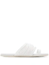 Mm6 Maison Margiela Multi-strap Flat Sandals In White