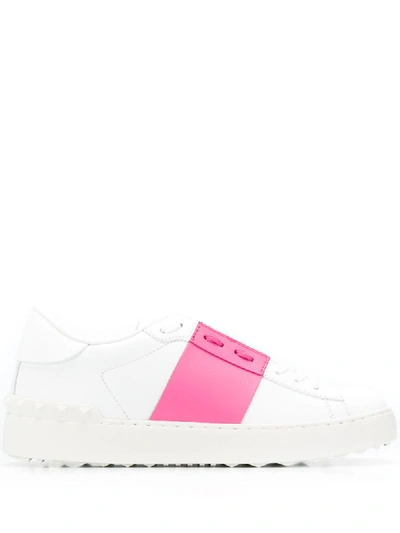 Valentino Garavani Open Trainers In Bianco/feminine