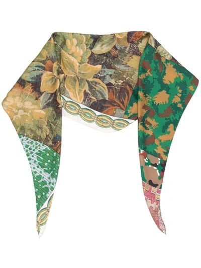 Pierre-louis Mascia Silk Stole In Multicolor