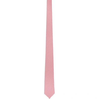 Fendi Pink Silk Forever  Tie In F0qd1 Pink