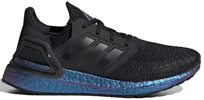 Pre-owned Adidas Originals Adidas Ultra Boost 20 Iss Us National Lab Core Black (gs) In Core Black/core Black/boost Blue Violet Metallic