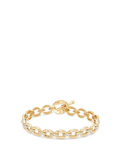 Nadine Aysoy Catena 18kt Gold Bracelet With Diamonds In Yg Diamond
