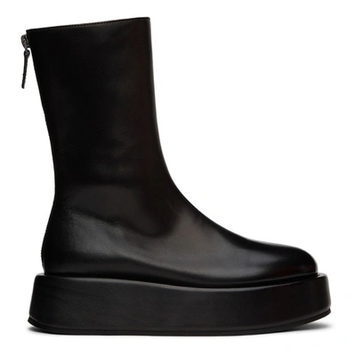 Marsèll Black Piattaforma Boots