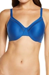 Wacoal Perfect Primer Underwire T-shirt Bra In Monaco Blue