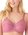 Wacoal Retro Chic Full-figure Underwire Bra 855186, Up To I Cup In Heather Rose