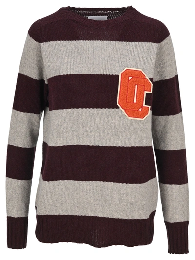 Opening Ceremony Oc Sweater In Grey Brown