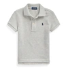Polo Ralph Lauren Kids' Cotton Mesh Polo Shirt In Andover Heather/c7927