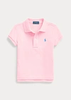 Polo Ralph Lauren Kids' Cotton Mesh Polo Shirt In New Iris Blue/c2427