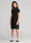 Polo Ralph Lauren Kids' Big Girls Cotton Mesh Polo Dress In Polo Black