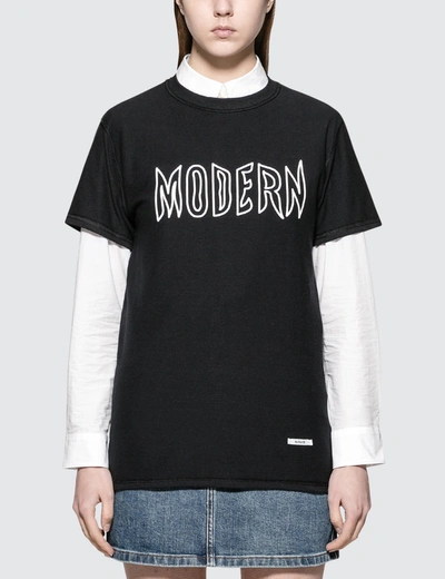 Blouse Meta-modern S/s T-shirt In Black