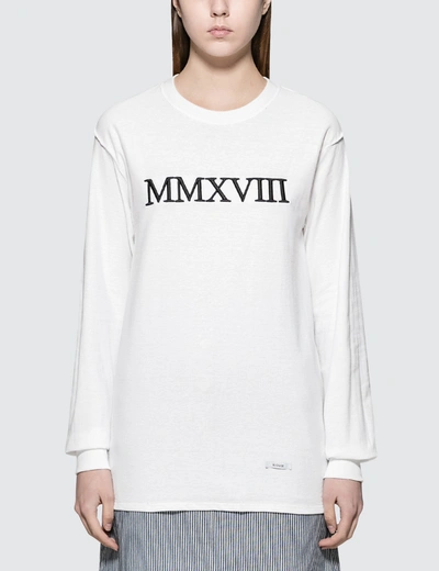 Blouse L'annee Mmxviii L/s T-shirt In White
