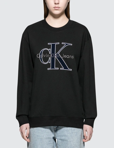 Calvin Klein Jeans Est.1978 Honora Sweatshirt In Black