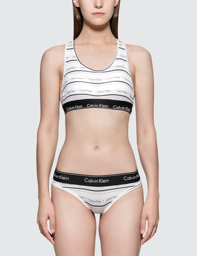 Calvin Klein Underwear Unlined Bralette In White