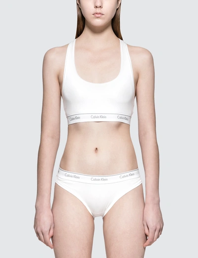 Calvin Klein Underwear Andy Warhol Unlined Bralette In White