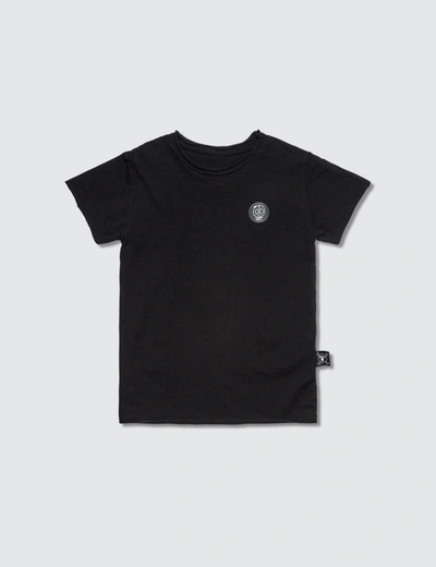 Nununu Solid S/s T-shirt In Black