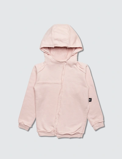 Nununu Quilt Hoodie In Pink