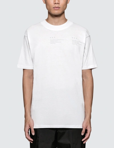 Geo Metric S/s T-shirt In White