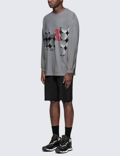 Some Ware Buggin On L/s T-shirt (one Size) In Grey