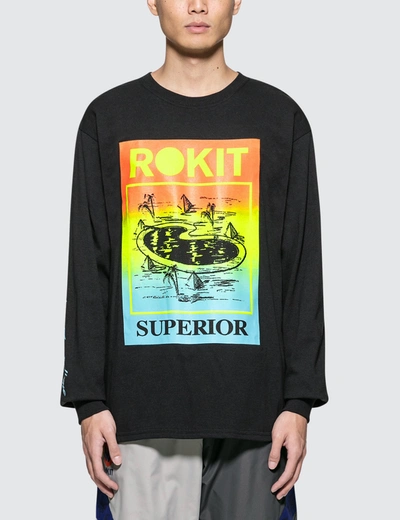 Rokit Vacation L/s T-shirt In Black