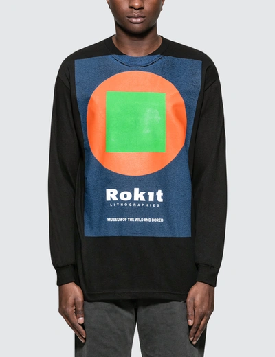 Rokit The Exhibition L/s T-shirt In Black