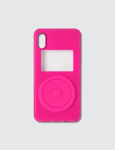 Nana-nana Not A Music Player Iphone Case In Pink