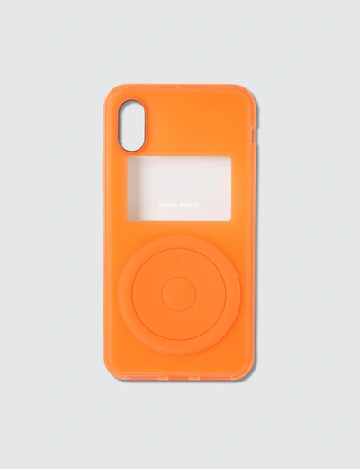 Nana-nana Not A Music Player Iphone Case In Orange