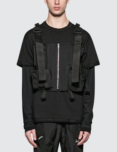 Geo Tactical Vest In Black