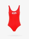 Gcds Lifeguard Swimsuit In Red