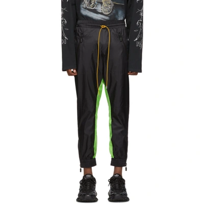 Rhude Flight Suit Pants In Neongrnblk