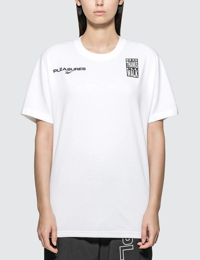 Reebok Pleasures X  Vector T-shirt In White