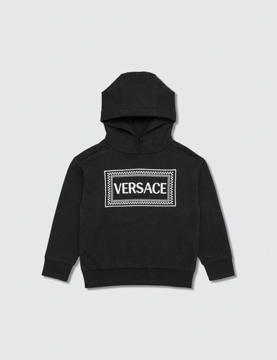 Versace Vintage Logo Hoodie (kids) In Black