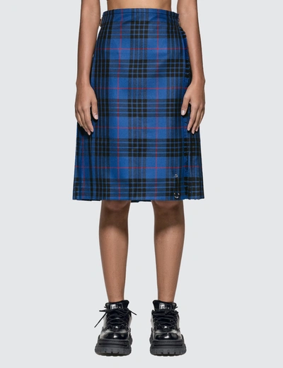 Le Kilt Blue Morgan Tartan 25-inch Skirt