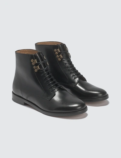 Apc Frances Ankle Boots In Black