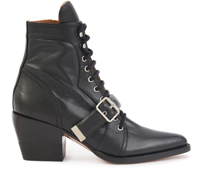 Chloé Rylee Medium Boots In Black