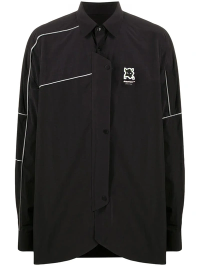 Ader Error Oversized Reflector Jacket In Black